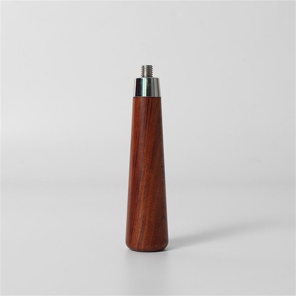 Alloy and Wood Handle Naked Portafilter Reliable 51mm Bottomless Portafilter Coffee Brewing Tools for Consistent Crema