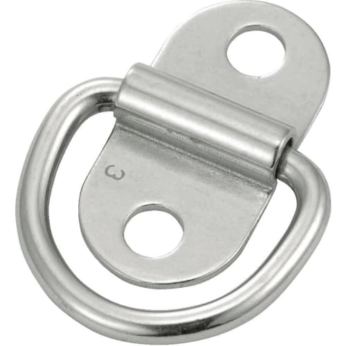 TRUSCO Stainless Steel Ground Hook, Type B, 4mm, Pack of 2, TGF-B4