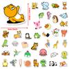 50 Stickers Children Cartoon Doodle Cute Animals DIY Water Cup Suitcase Ins Sticker Bag