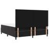 Boxspring Bed with Headboard Black 180 X 200 Cm Velvet