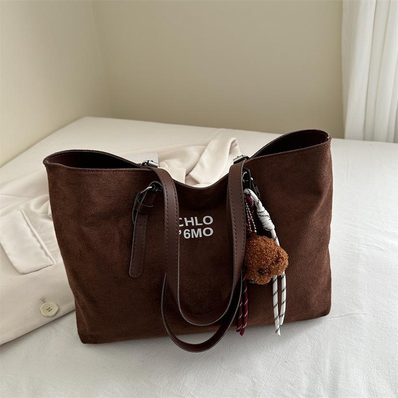 Spring High-value Big Bag 2025 New Commuter Leisure Messenger Shopping Bag Large-capacity Beautiful Shoulder Tote Bag