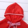Girls Riding Hood Costume Satin Hooded Cloak Cosplay Cape Fancy Halloween Dress Robe Costume