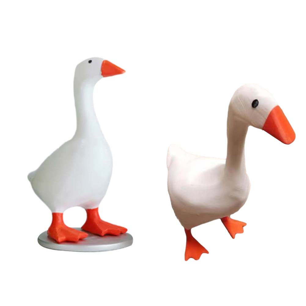 Deco Duck Storage Hook Decorative Suction Cute Goose Holder Housewarming Key Magnetic Ornament Ornaments Resin