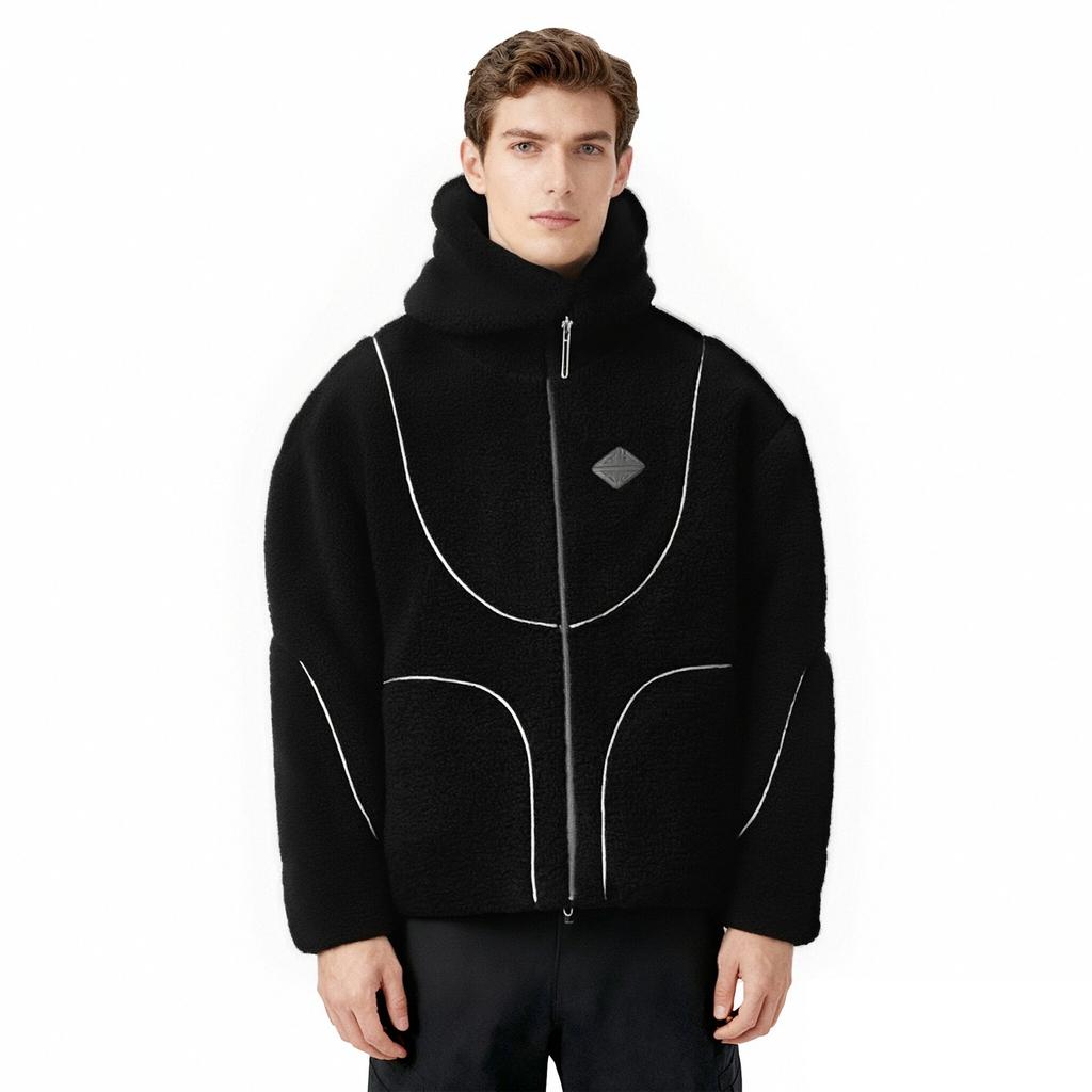 Men's Casual Fashion Hooded Fleece Jacket