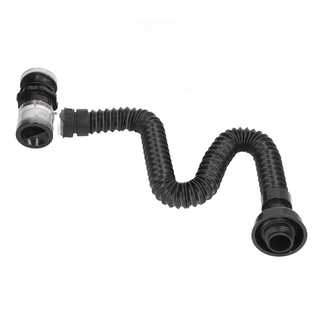 Sifon chiuvetă integrat, conductă de scurgere chiuvetă din oțel inoxidabil, extensibilă, flexibilă