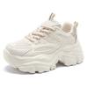 Small Thick-soled Dad Shoes Women's Casual New Summer Thin Mesh Breathable Little White Shoes Heightening Sports Shoes Tide