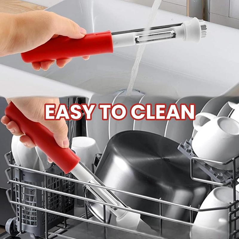 2in1 Stainless Steel Fruit Corer Peeler Telescopic Fruit and Vegetable Peeling Machine Apple Seed Remover Apple Corer and Peeler