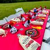 Custom 4Pcs Firetruck Birthday Favor Bag Fireman Birthday Party Thank You Bags Fire Truck Baby Shower Back To School Boy Gift