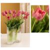 Silikon-Falsche Blume 5 Köpfe Heimdeko Realistischer Tulpenstrauß