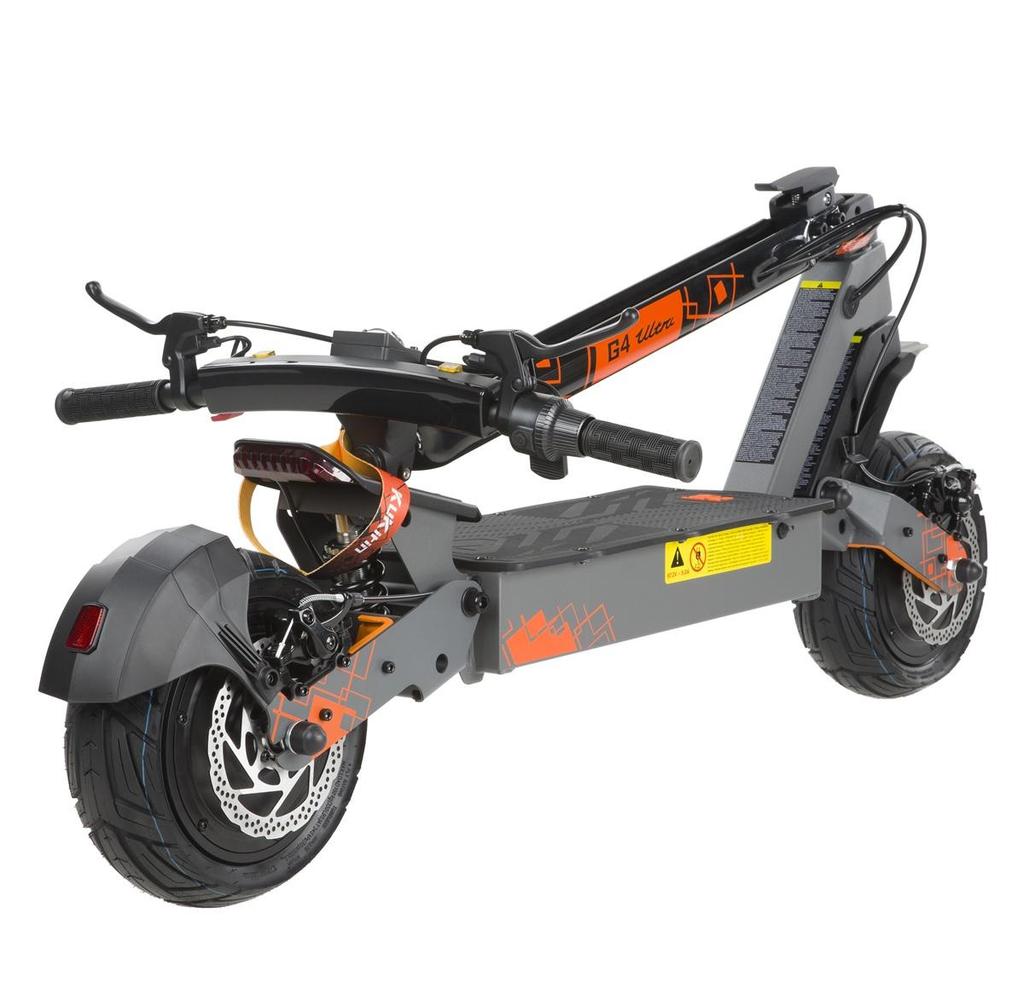 KuKirin G4 Ultra All Terrain  Electric Scooter 11 Inch Off-Road Tires 120Kg Max Load 1000W Dual Motor 80KM Max Range Folding E-Scooter