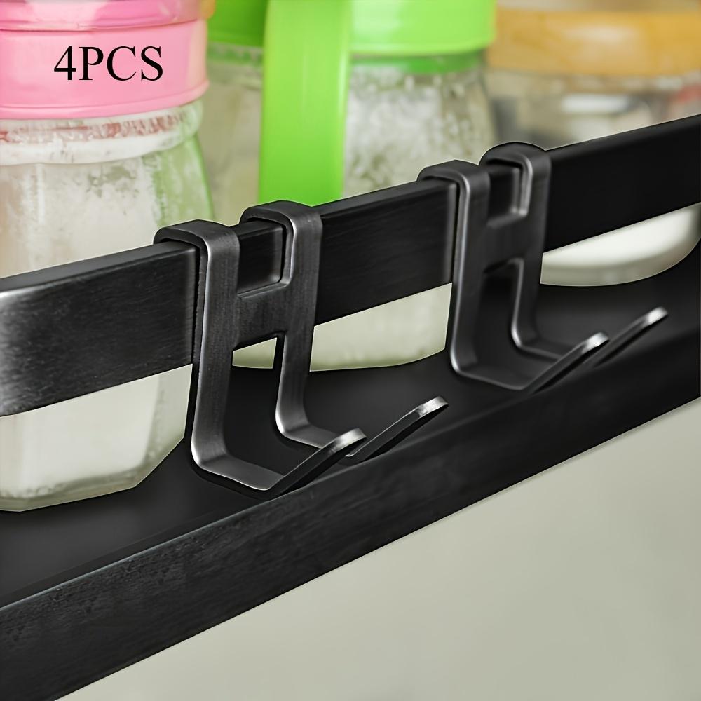 1pc Heavy Duty No Drill Bathroom Hooks - Metal Wall-Mounted Anti-Rust Storage Hooks for Hanging Baskets, Razors, Shower Sponge Boxes