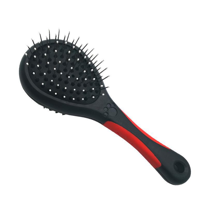 Double-Sided Grooming Brush for Cats & Dogs with Airbag Massage Needle Comb for Pet Hair Removal