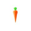 PLA Scalable Unzip Toys Colorful Funny Toys New 3D Printed Carrot Model  Desktop Decorations