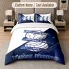 Custom Bedding Set BIRMINGHAM CITY Football Pattern, Print Name Text 1 Duvet Cover Plus 2 Pillowcases Home Textile