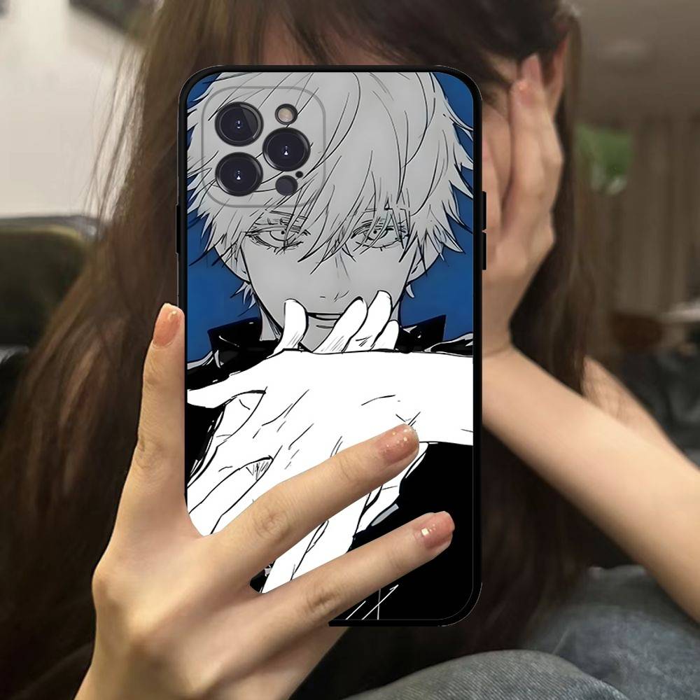 

Чехол для телефона Jujutsu Kaisen Сатору Годжо Комиксы Для IPhone 13 12 11 17 Pro Max 17 15 16 14 Plus 17Air iPhone 17 Air