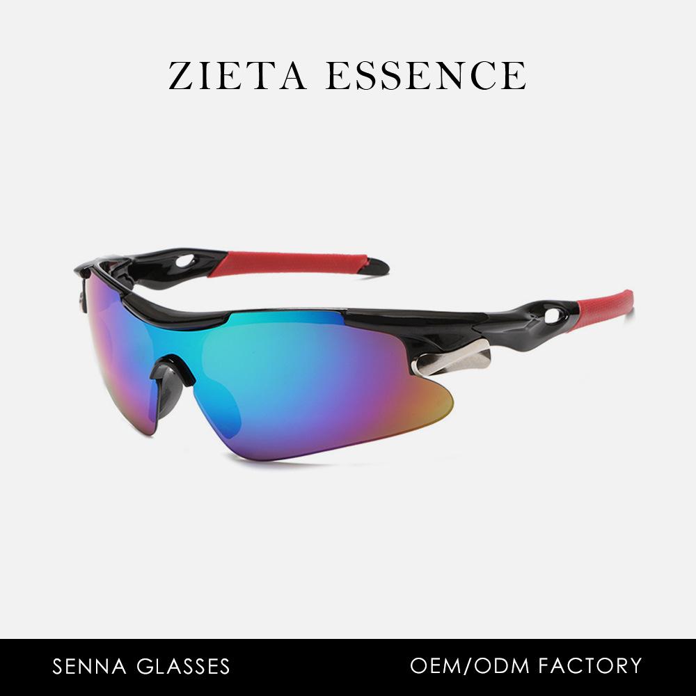 Outdoor Cycling Glasses Street One-Piece Sunglasses Uv Protection Goggles 9206