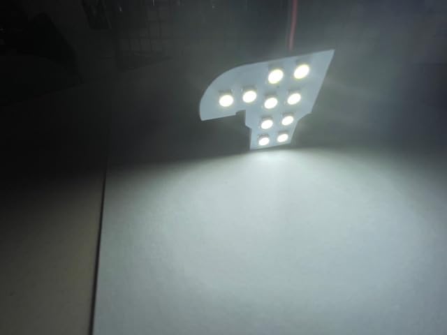 Autoagency LED Room Lamp Set, 9-Piece, SMD109 Light, Compatible with N-VAN JJ1/JJ2 (with Map Lamp)