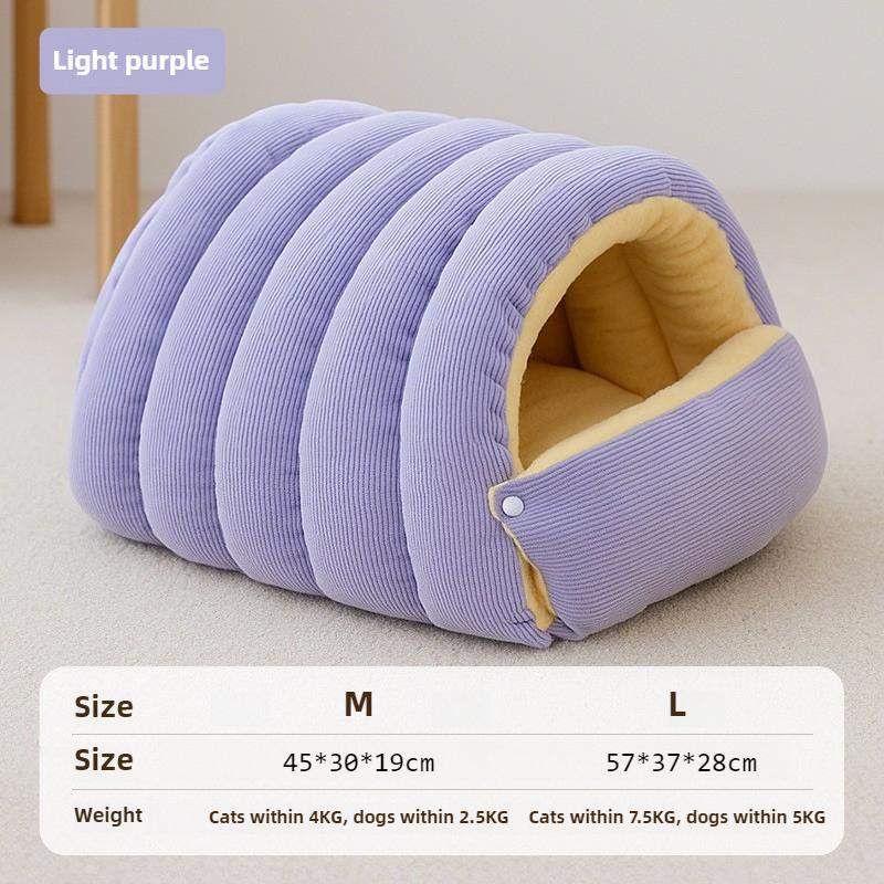 

Soft Dog Bed Sofa Cat Dogs Beds Puppy Cats Accessories House Furniture Small Dogs Kitten Catnap Sleeping Bag Nesk Toy Products Medium фиолетовый
