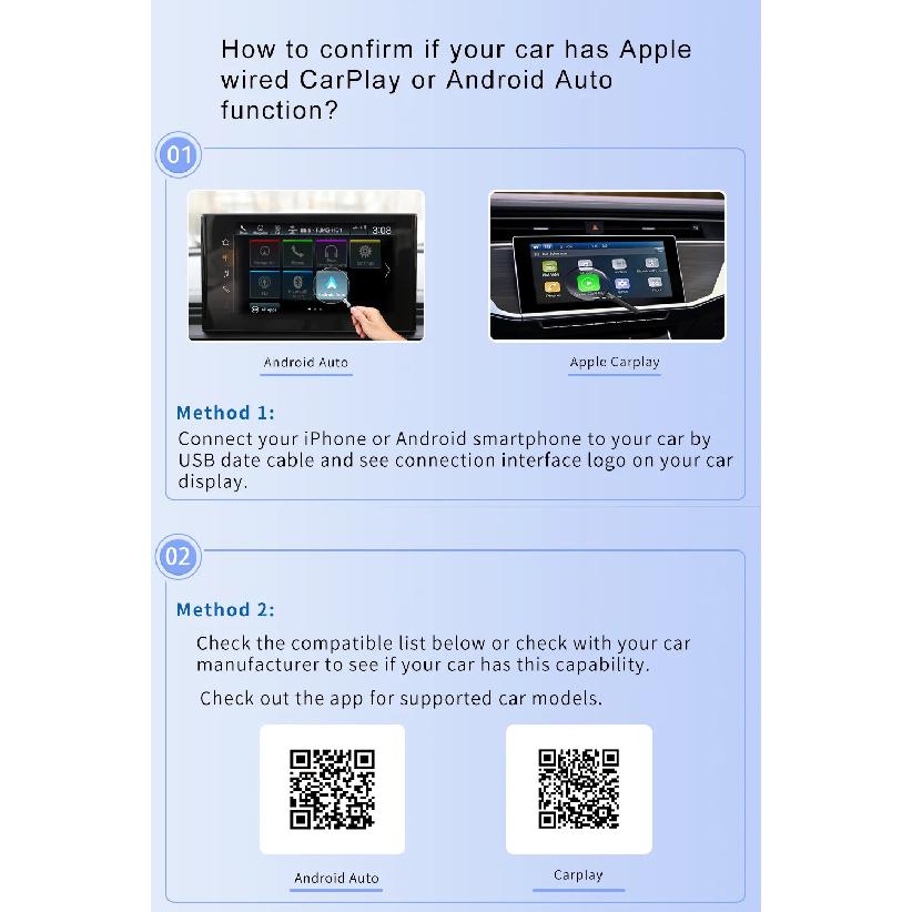 XUDA 2025  Wireless CarPlay Android Auto Wireless Adapter Smart Mini Box Plug And Play WiFi Fast Connect Universal For Nissan