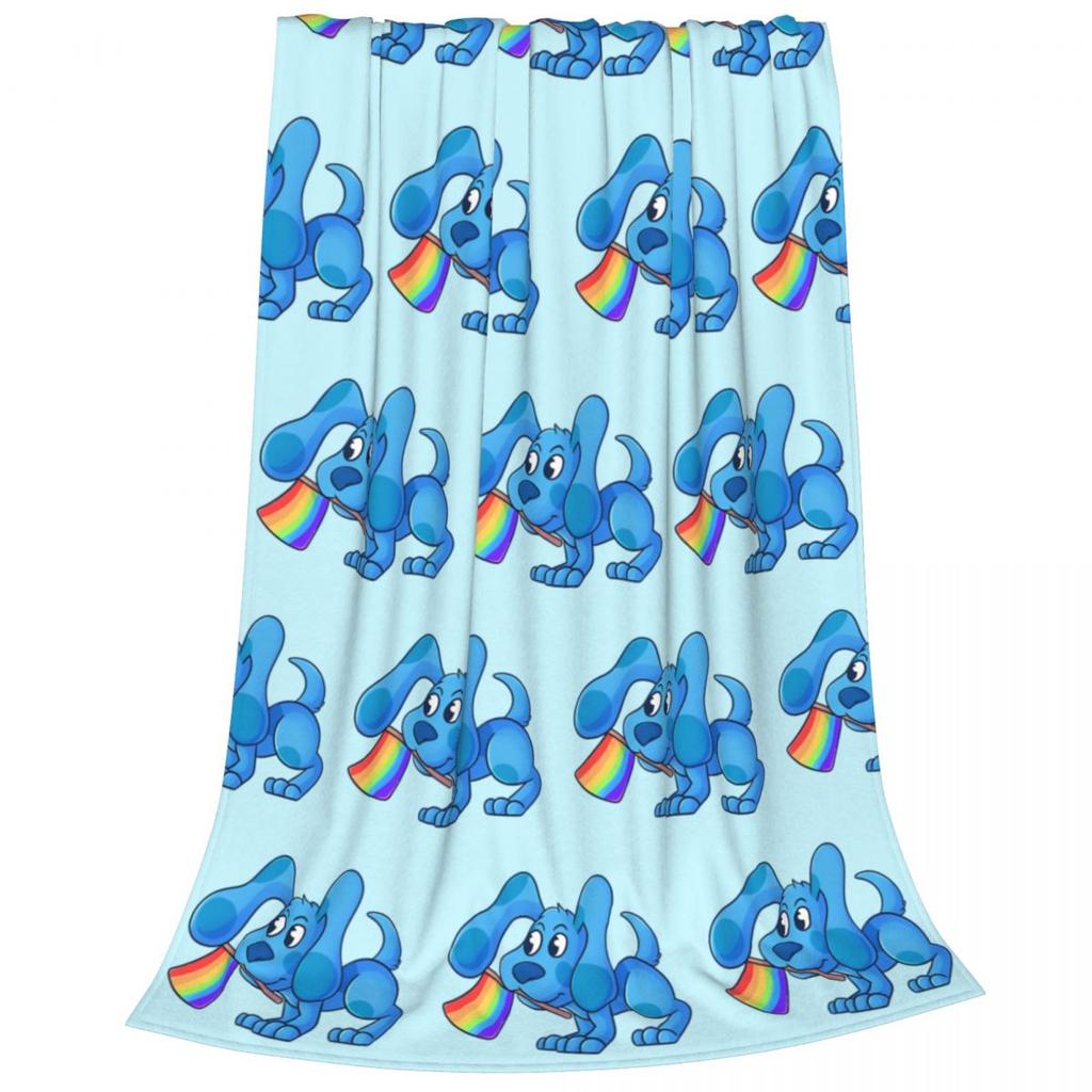 Blues Clues Cartoon TV Show Blanket Flannel Funny Warm Throw Blanket for Bedspread Winter