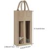 Double Bottle Holder Wine Box Non-woven Fabric Gift Presentation Box Wine Gift Bag with Handle Portable Champagne Package Bags