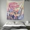 Tamon's B Side Wall Tapestry Aesthetic Wall Hanging Printed Fabric Blanket Decorative Tapestries for Bedroom Living Room Home Decor
