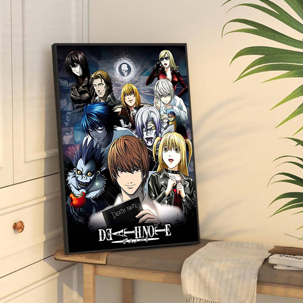 Japaese Anime DEATH NOTE Anime Posters Sticky Whitepaper Sticker DIY Room Bar Cafe Kawaii Room Decor