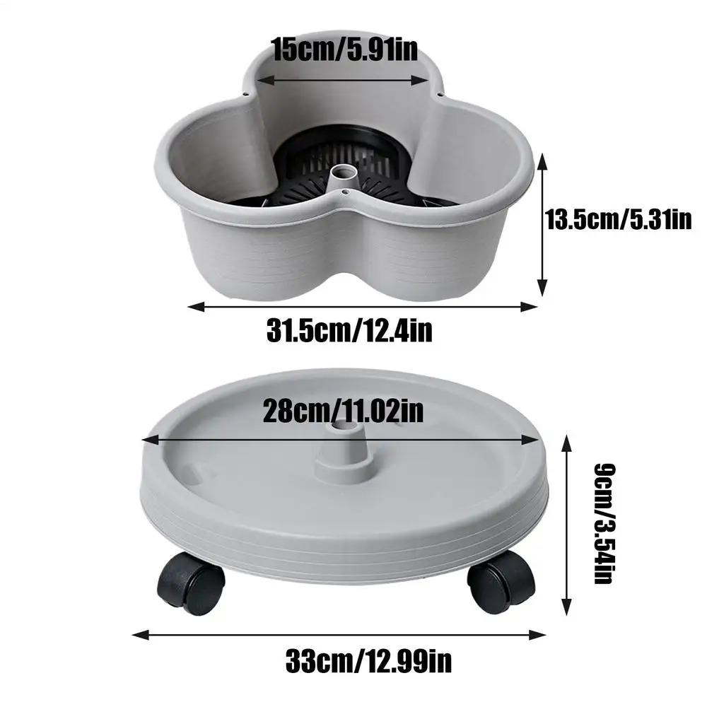 Kunststoff-Blumentopf Mehrschichtiger Erdbeerpflanzturm Kräuter Blumen Gemüseanbau