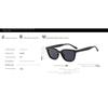 Square Small Frame Sunglasses New Comfortable Gummy Glass Frame Sun Protection Glasses Sun Protection for Travel