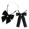 HX6F Adjustable Womens Tie Girls Uniform Womens Necktie Providing Comfortable Wear For Social Instances Office Use