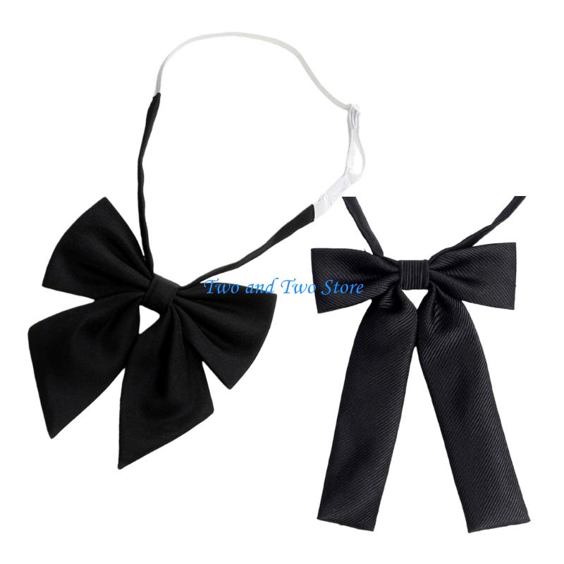 HX6F Adjustable Womens Tie Girls Uniform Womens Necktie Providing Comfortable Wear For Social Instances Office Use