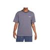 Nike Ss23 Stripe Print Short Sleeve T-Shirt Men Tops Purple FB8130-015
