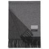 Buyer Pure Cashmere Reversible 6 Colors Solid Large Gray X 100% Scarf, Available, Men's, Color, Thick, (Light Gray), BYR01-419a