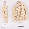 Artificial Vegetable & Fruit Skewer Wall Hanging - Chili & Corn Decor