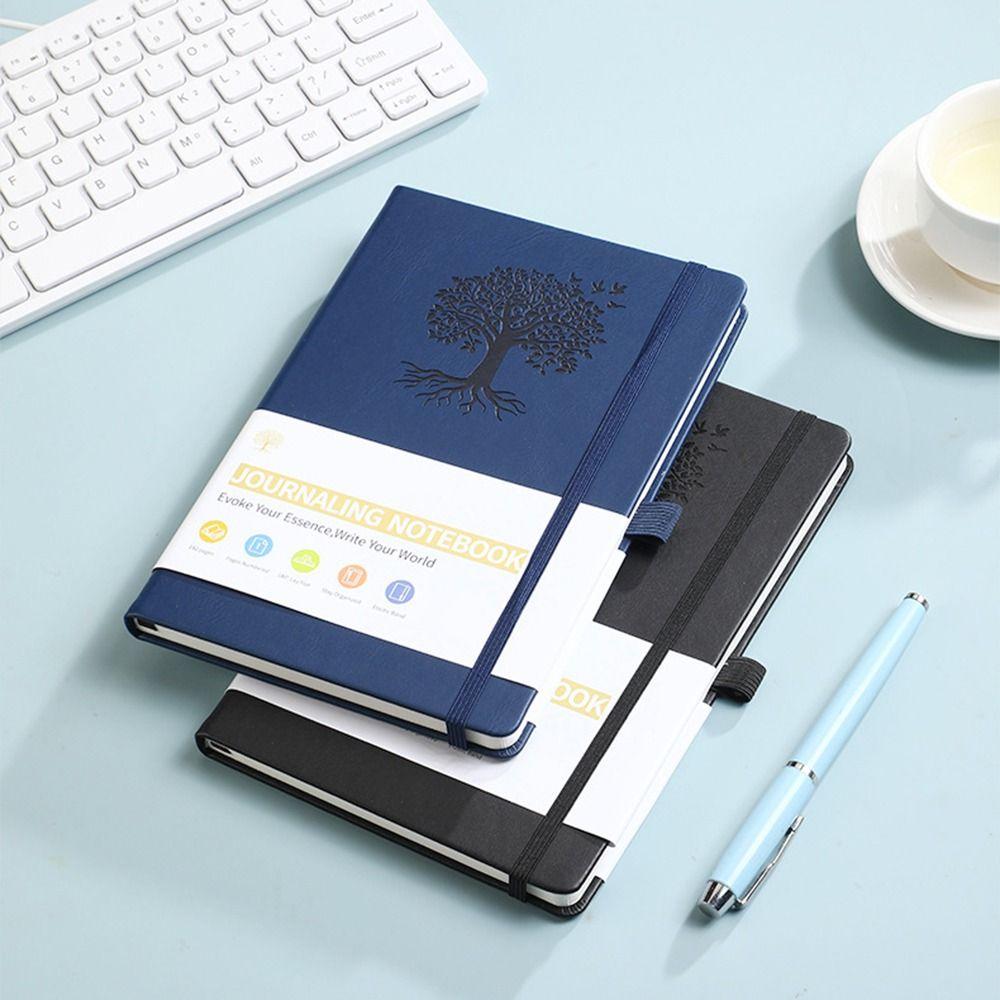 PU Leather Journal Notebook Simple Business Notebook Office Record Book  Office Supplies