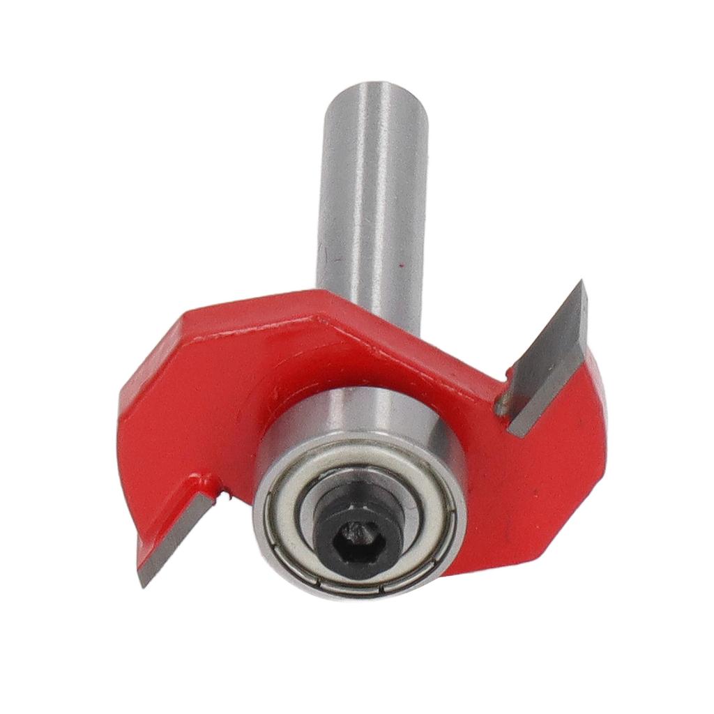 Woodworking T Shaped Router Bit 14in Shank Tungsten Steel Alloy Frame Molding Bit for Carpenter
