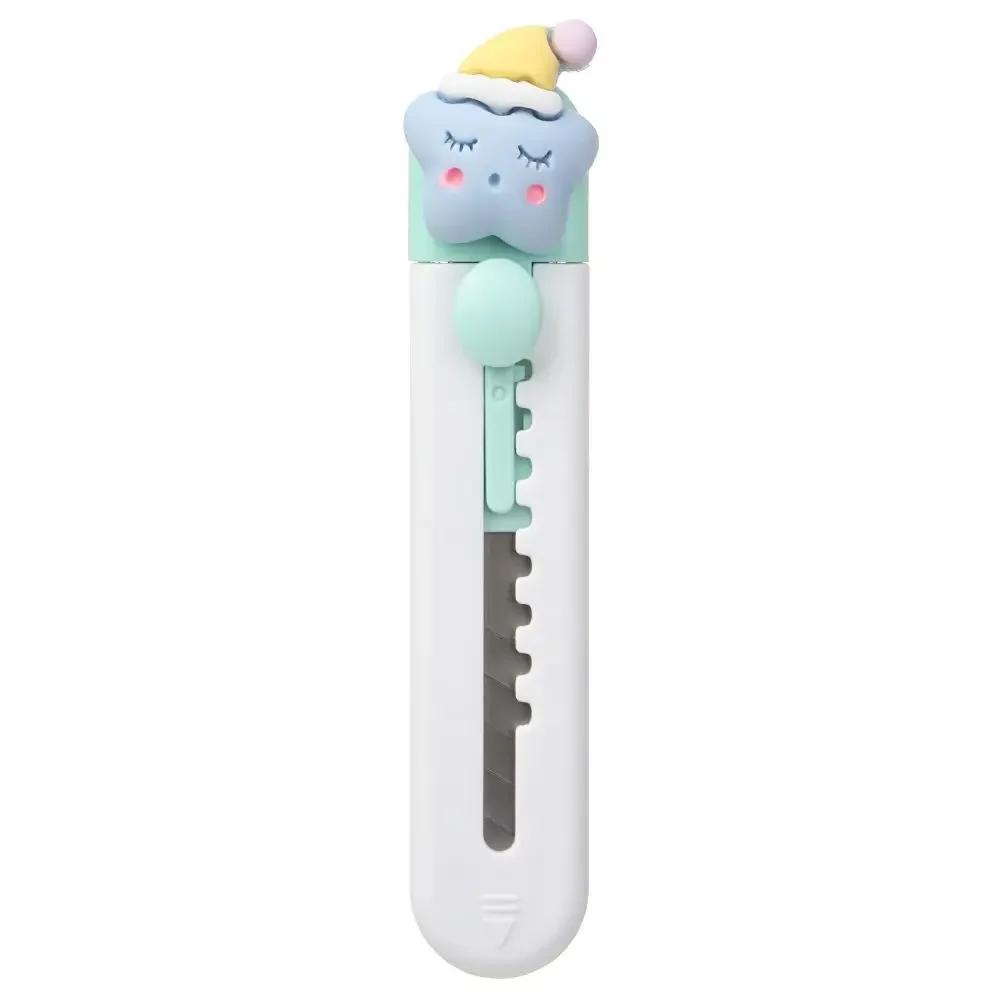 Mini Cat Paw Art Utility Knife Cute Transparent Utility Knife Express Box Knife Paper Envelope Opener Student Stationery Suppy
