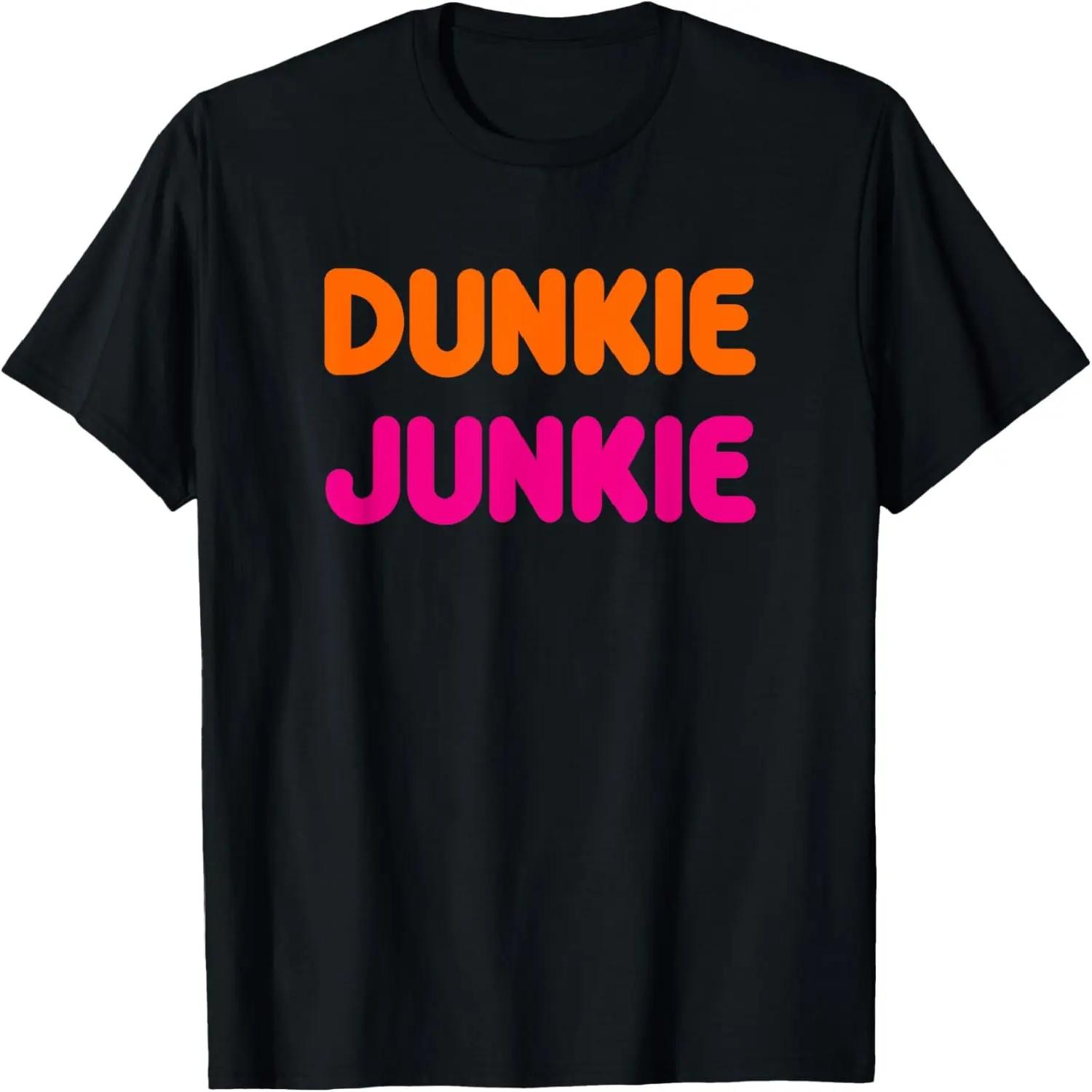 Cool Funny Dunkie Junkie Coffee Love Funny Coffee Saying T-Shirt S