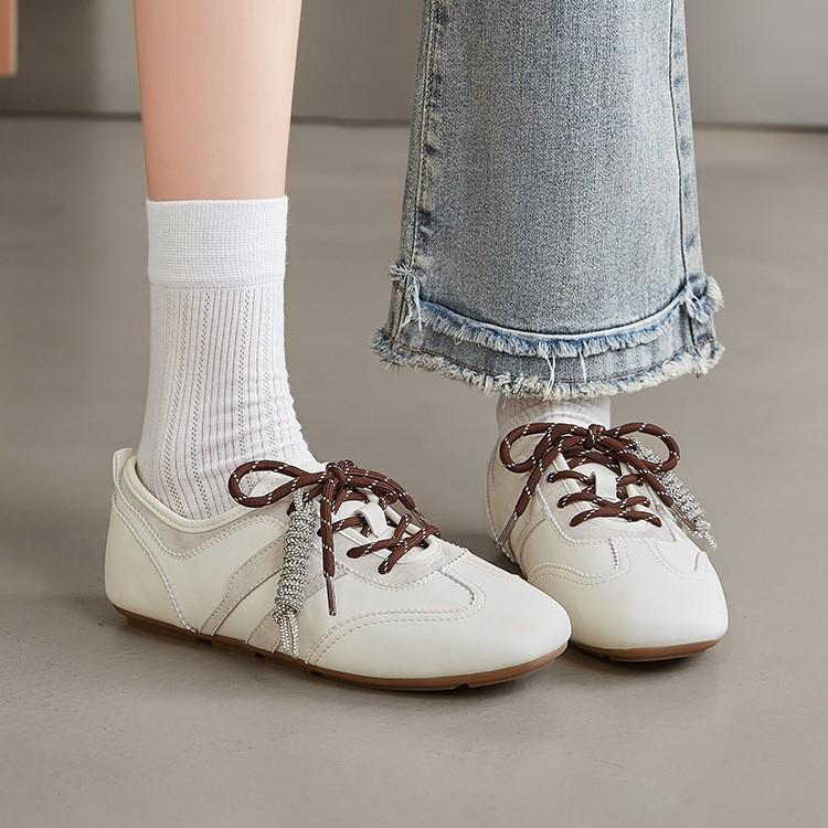 Dexun shoes women's 2025 new autumn and winter great-looking Forrest Gump shoes casual sports little white shoes increase height and show 