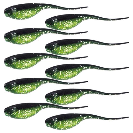 0.7g/5cm Artificial Bait Vivid Skin Catch Fishes Durable Double Color Needle Tail Soft Tadpole Bait Angling Supplies