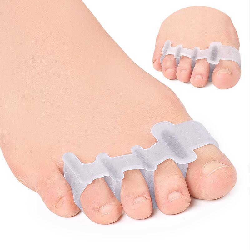 Bunion Corrector SEBS: Toe Separator with Four Holes for Men & Women - Toe Clip for Shock Absorption & Pressure Relief