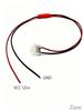 LED lamps for car door handles, 4 pcs, transparent case, single color light, 12V, for door cup