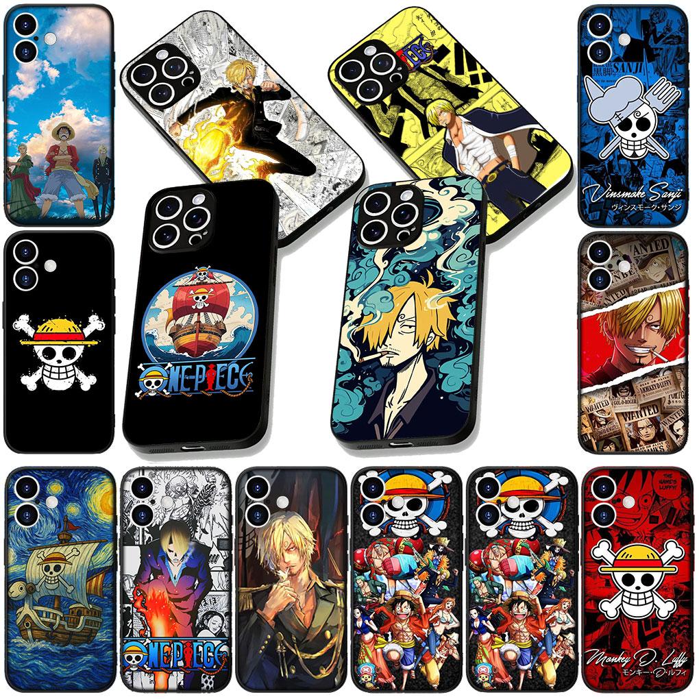 Soft Phone Cover for Samsung Galaxy A05 A06 A14 A50 A51 A52 A12 A13 A17 A70 A07 A25 A26 A56 A23 M53 Case Sanji One Luffy Pieces
