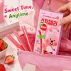 YEM Zanmang Loopy Strawberry‑Flavor Long Strip Candy 60g | Tangy Sweet Fruit Taste, Chewy Elastic Texture, Unique Strip Shape