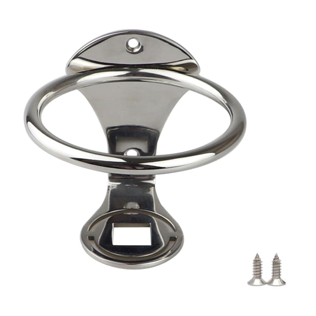 Cup Drink Holder Can Bottle Holder Stand Mount Support Auto Car Marine Boat Truck RV Fishing Box 316 Stainless- Steel