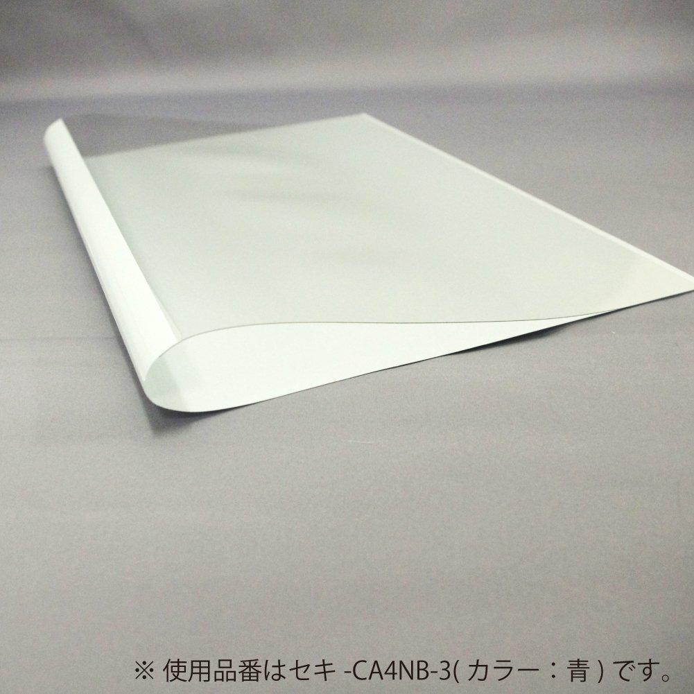KOKUYO Bookbinding Covers, Single-Sided Clear, A4, Holds 30 Sheets, Green, 10 Packs, SEKI-CA4NG-3