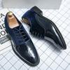 Mens Leather Designer Brand Casual Classic for Men Smile Breathable Office Loafers Formal Business Footwear Dress Shoes Flats 48
