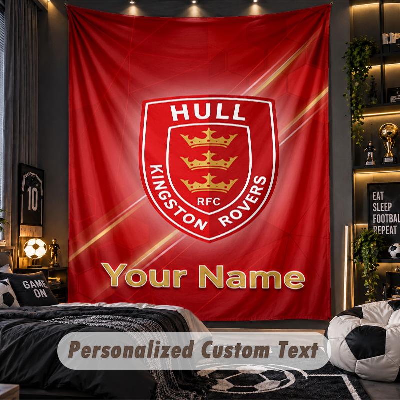 TapestryHull KR Custom Name Text Personalized Wall Hanging Tapestry Home Wall Decor
