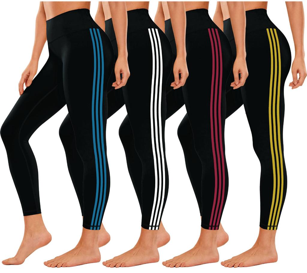 Women’s High-Waist Solid Color Yoga and Fitness Pants