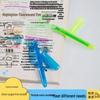 Large Capacity Fluorescent Marker Pen for Students - Colored Highlighter for Notes and Light Colors Diary Use